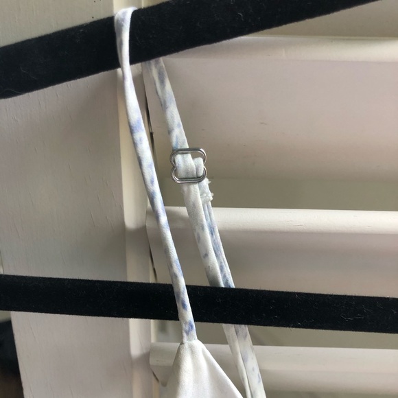 white and blue snakeskin mini dress - Picture 7 of 7